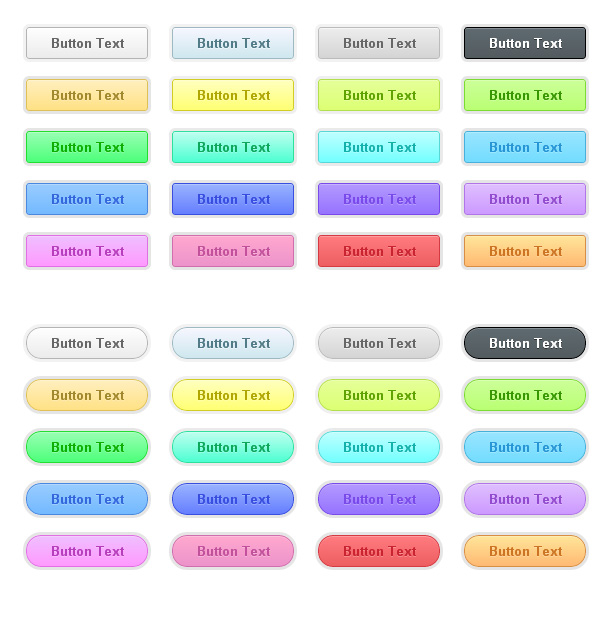 一组css3按钮样式