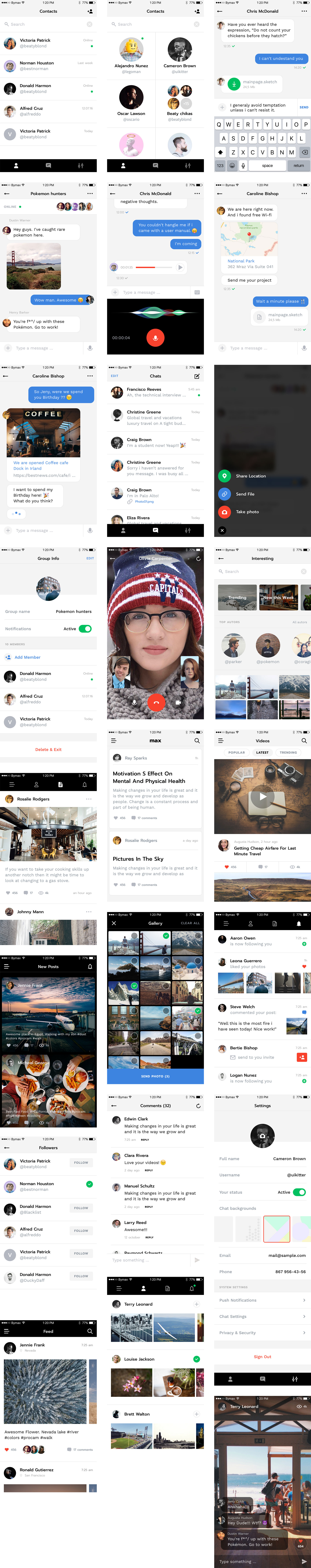 max-social-app-ui