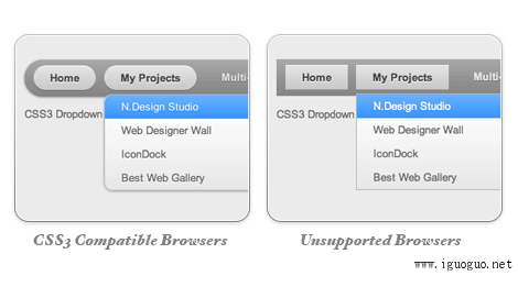 CSS3 DropDown Menu