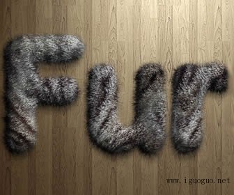 Creating Fur (or Hair) Text