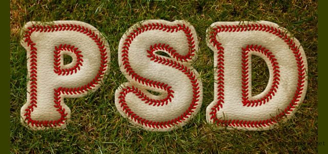 Baseball-Inspired Text Effect