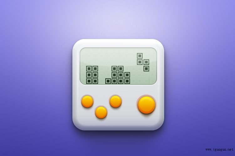 mobile game ios app icon design tetris