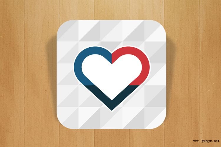 heart app icon trifit mobile design inspiration