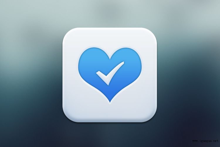 mobile blue white ios app icon design