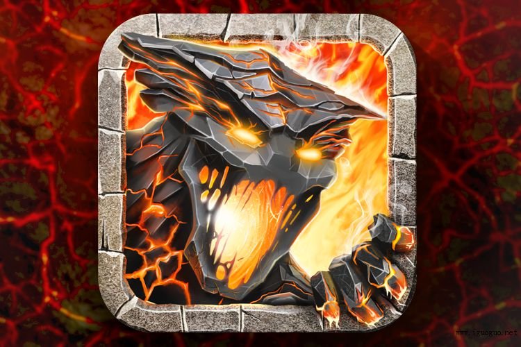 lava monster game ios app icon iphone mobile