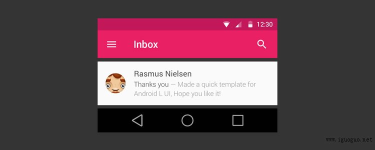 Android L Kit by Rasmus Nielsen